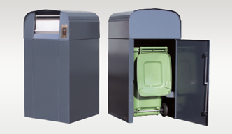 Sentry wheelie bin housing