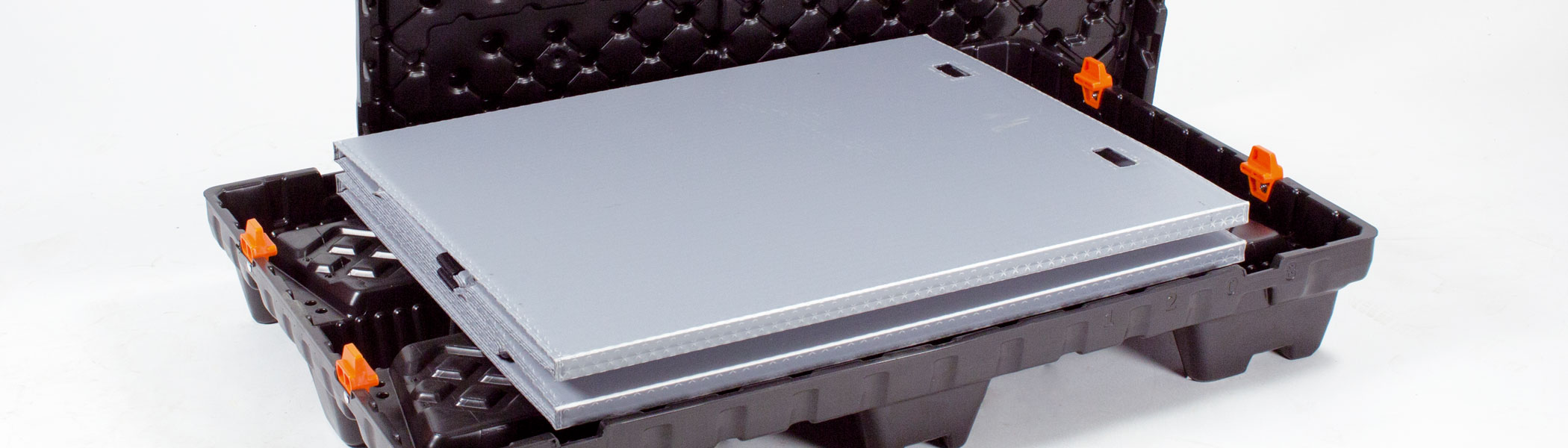 Paletes com paredes dobráveis em Aircell