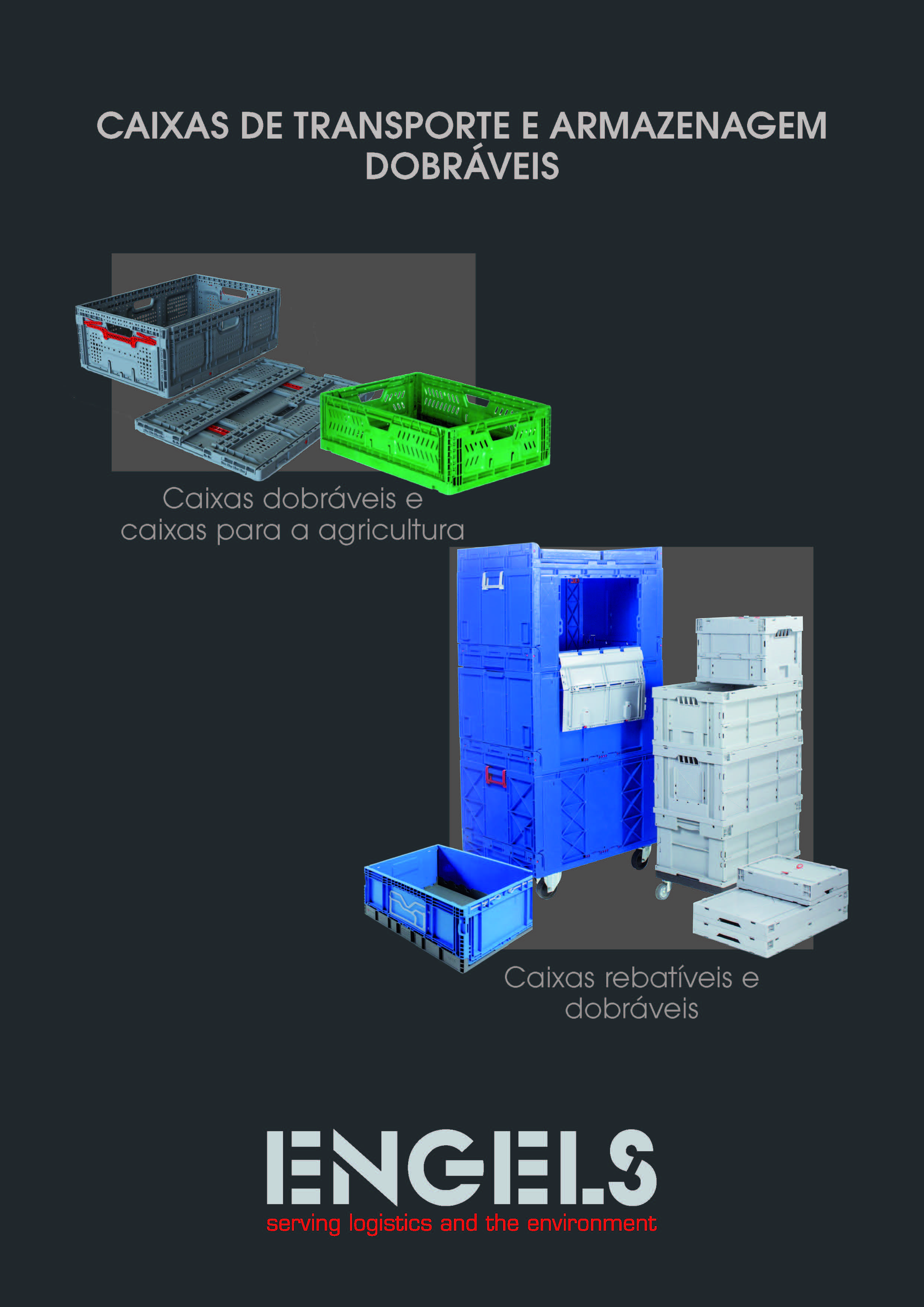 Caixas de transporte dobraveis